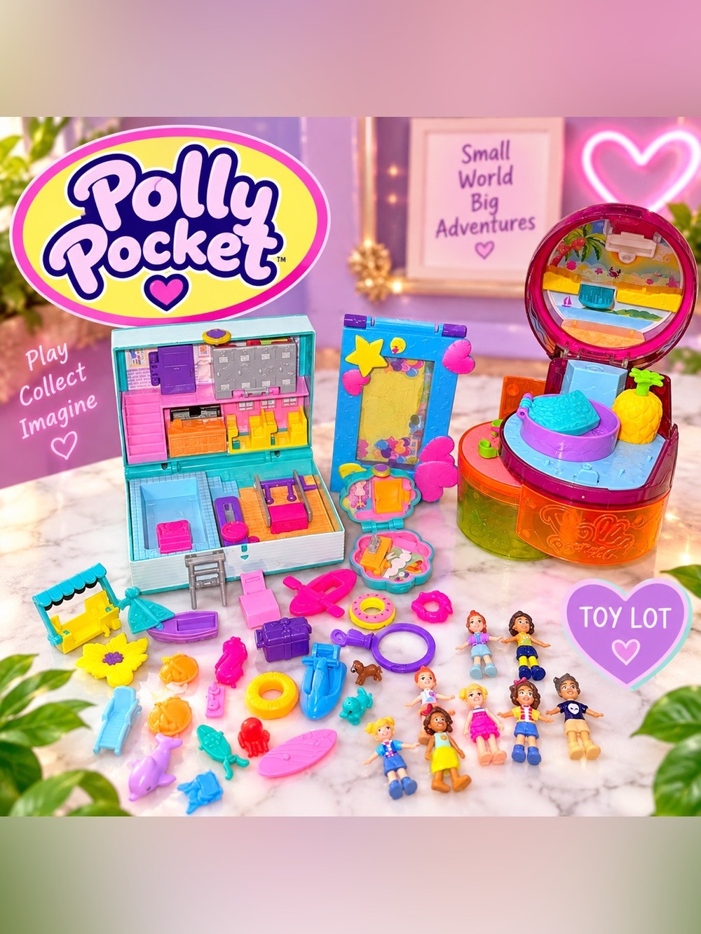 Huge POLLY POCKET LOT